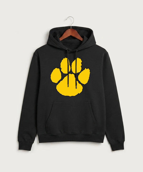 Plainview Elgin Millville H S Volleyball (Girls) - Jet Black Port & Co Core Fleece Pullover Hooded Sweatshirt. PC78H