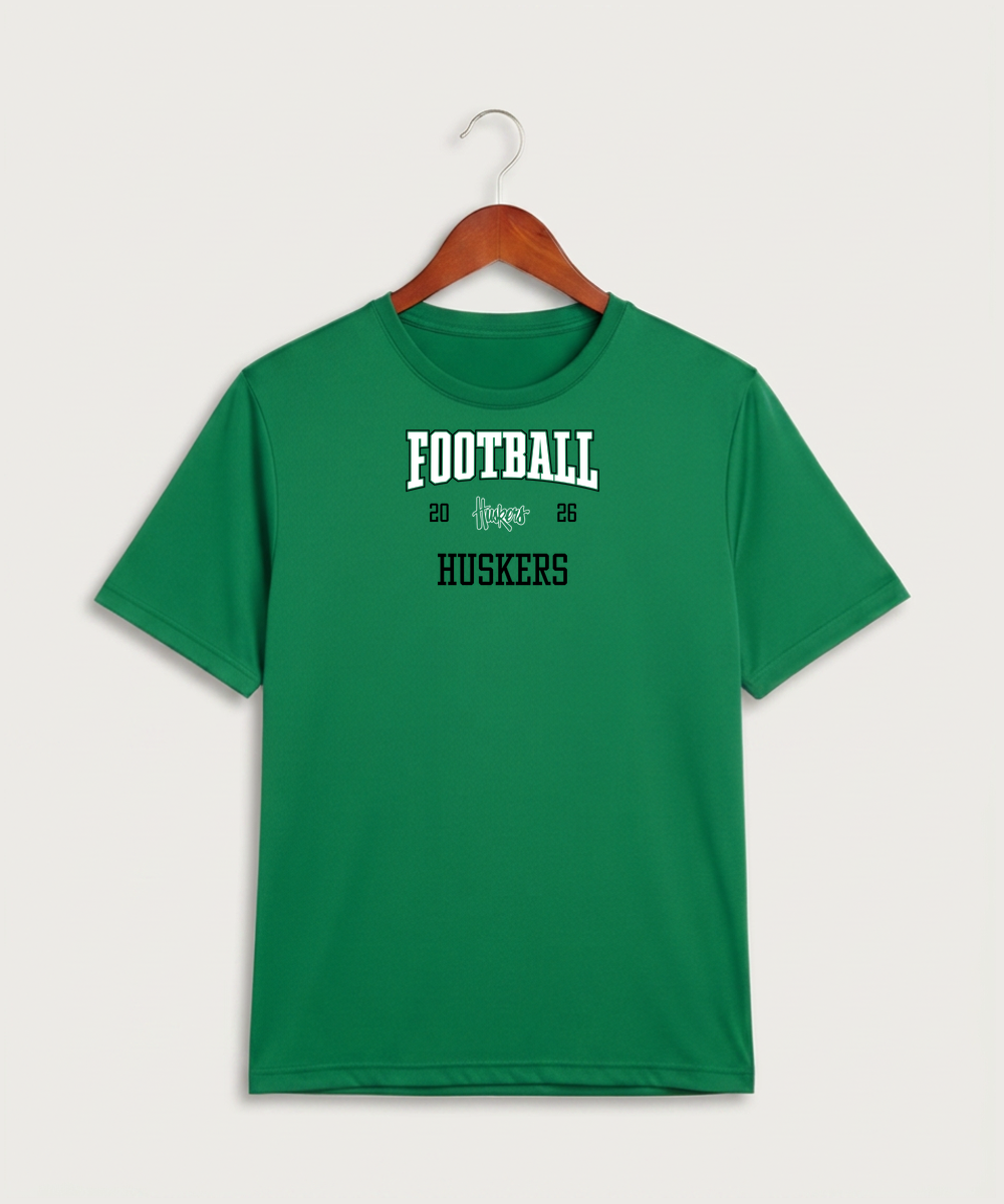 Holdingford High School Football (Boys) - Kelly Green Sport-Tek PosiCharge Competitor Tee. ST350