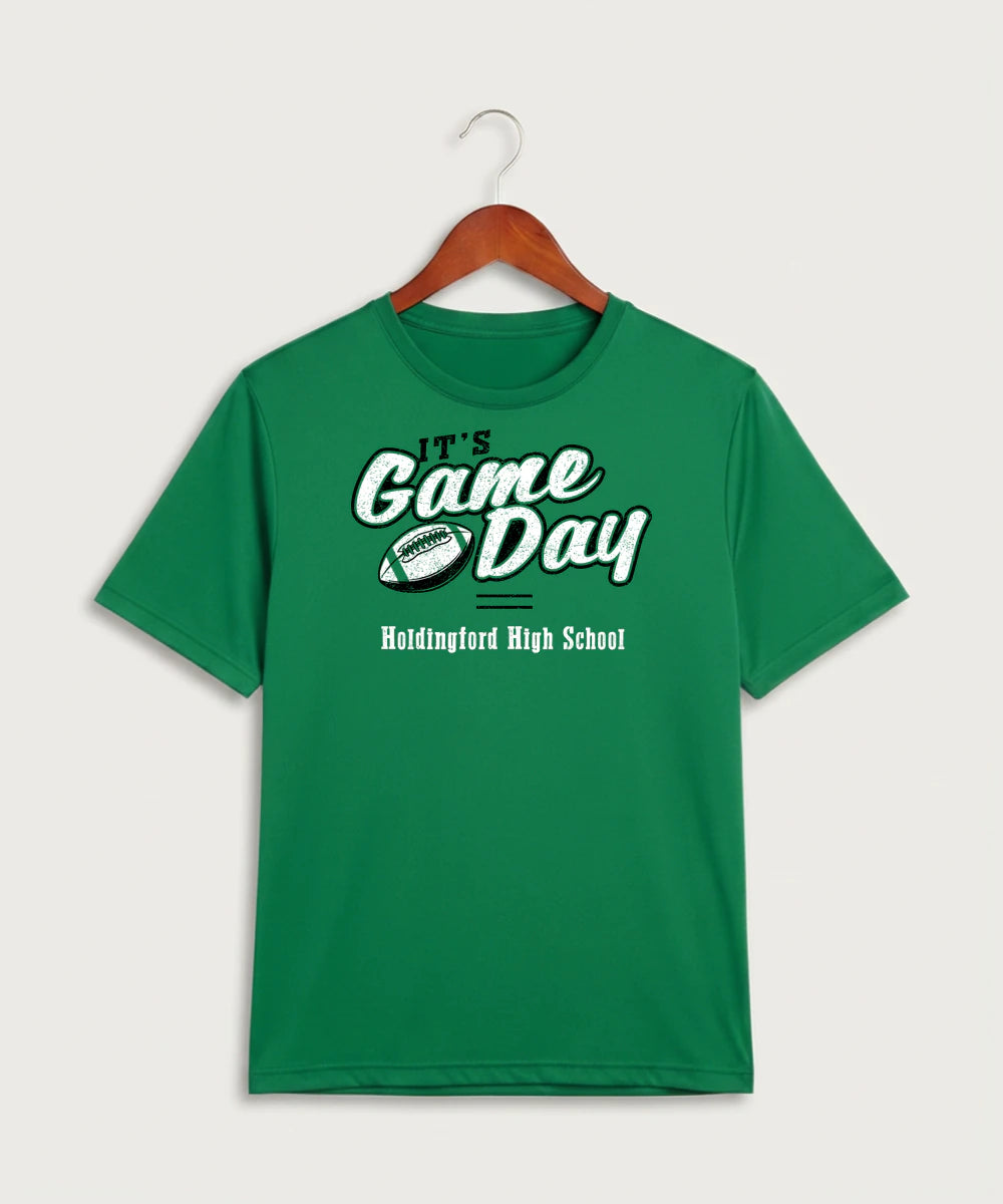 Holdingford High School Football (Boys) - Kelly Green Sport-Tek PosiCharge Competitor Tee. ST350