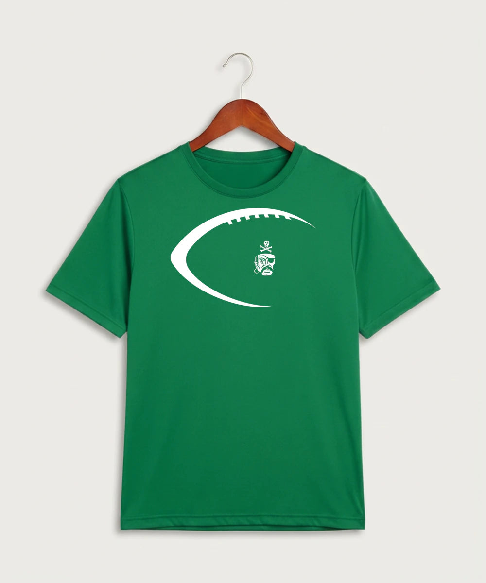 Verndale High School Football (Boys) - Kelly Green Sport-Tek PosiCharge Competitor Tee. ST350