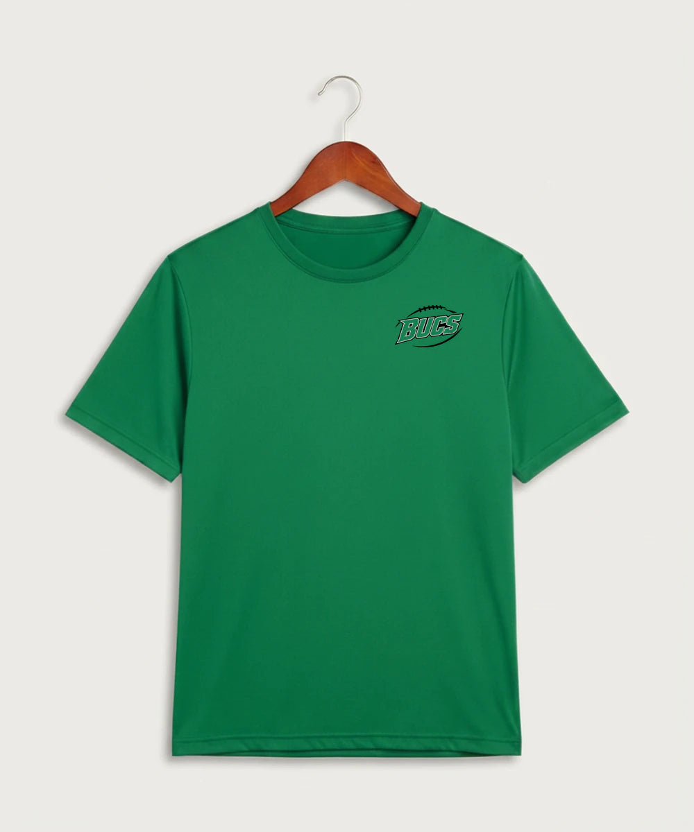 Waterville-Elysian-Morristown High School Football (Boys) - Kelly Green Sport-Tek PosiCharge Competitor Tee. ST350