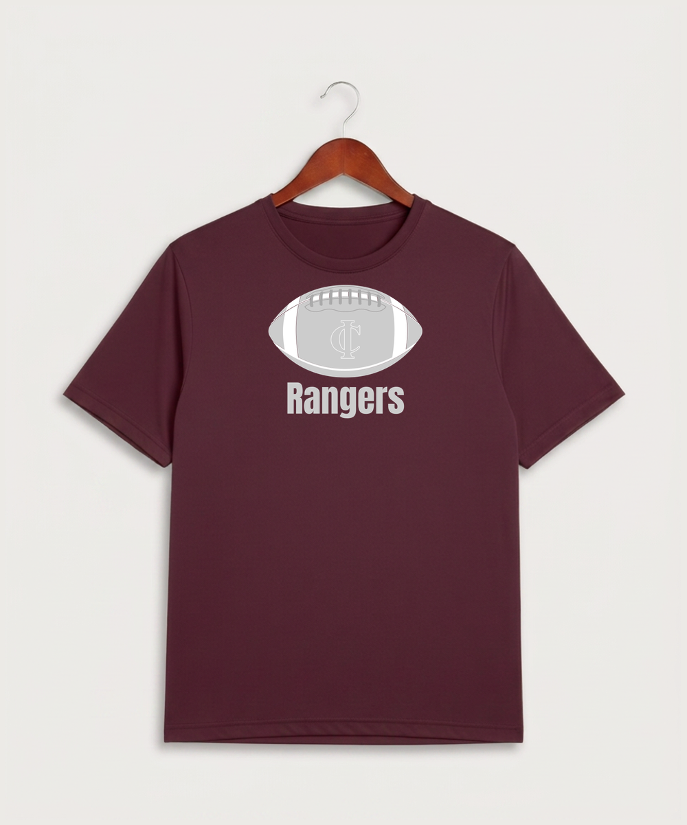 Crosby Ironton High School Football (Boys) - Maroon Sport-Tek PosiCharge Competitor Tee. ST350