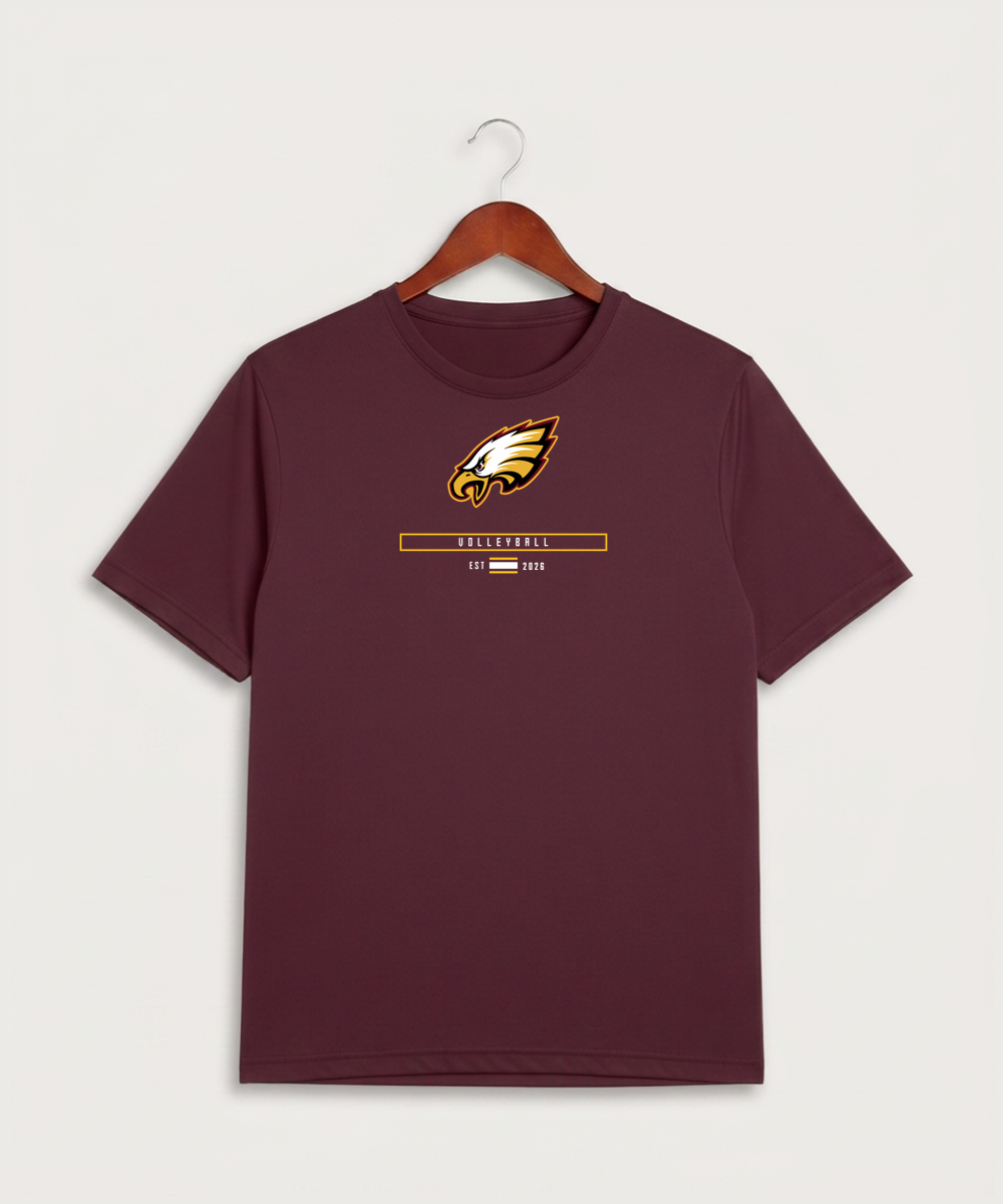 Dover-Eyota High School Volleyball (Girls) - Maroon Sport-Tek PosiCharge Competitor Tee. ST350