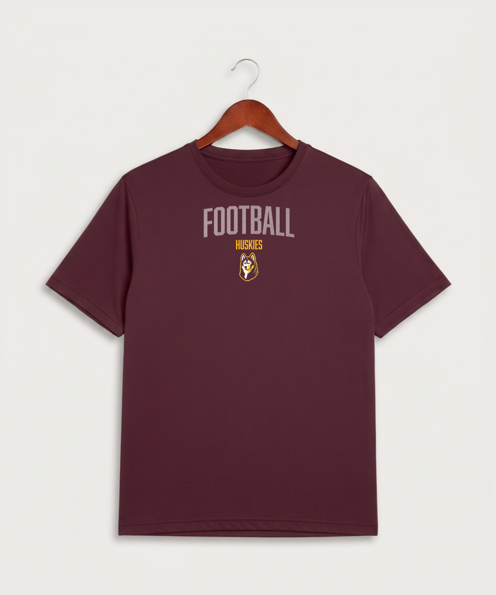 Pillager High School Football (Boys) - Maroon Sport-Tek PosiCharge Competitor Tee. ST350