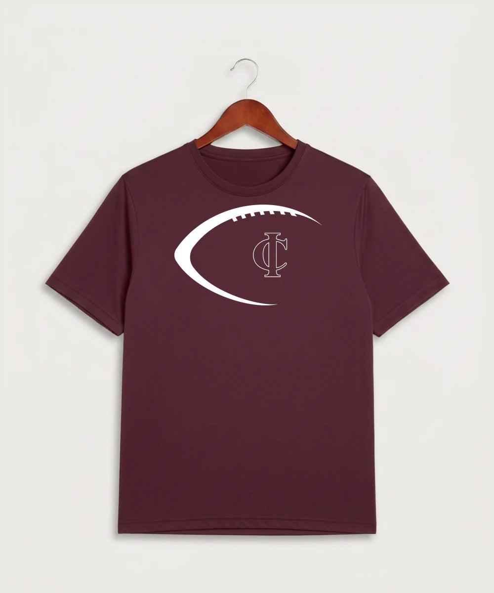 Crosby Ironton High School Football (Boys) - Maroon Sport-Tek PosiCharge Competitor Tee. ST350