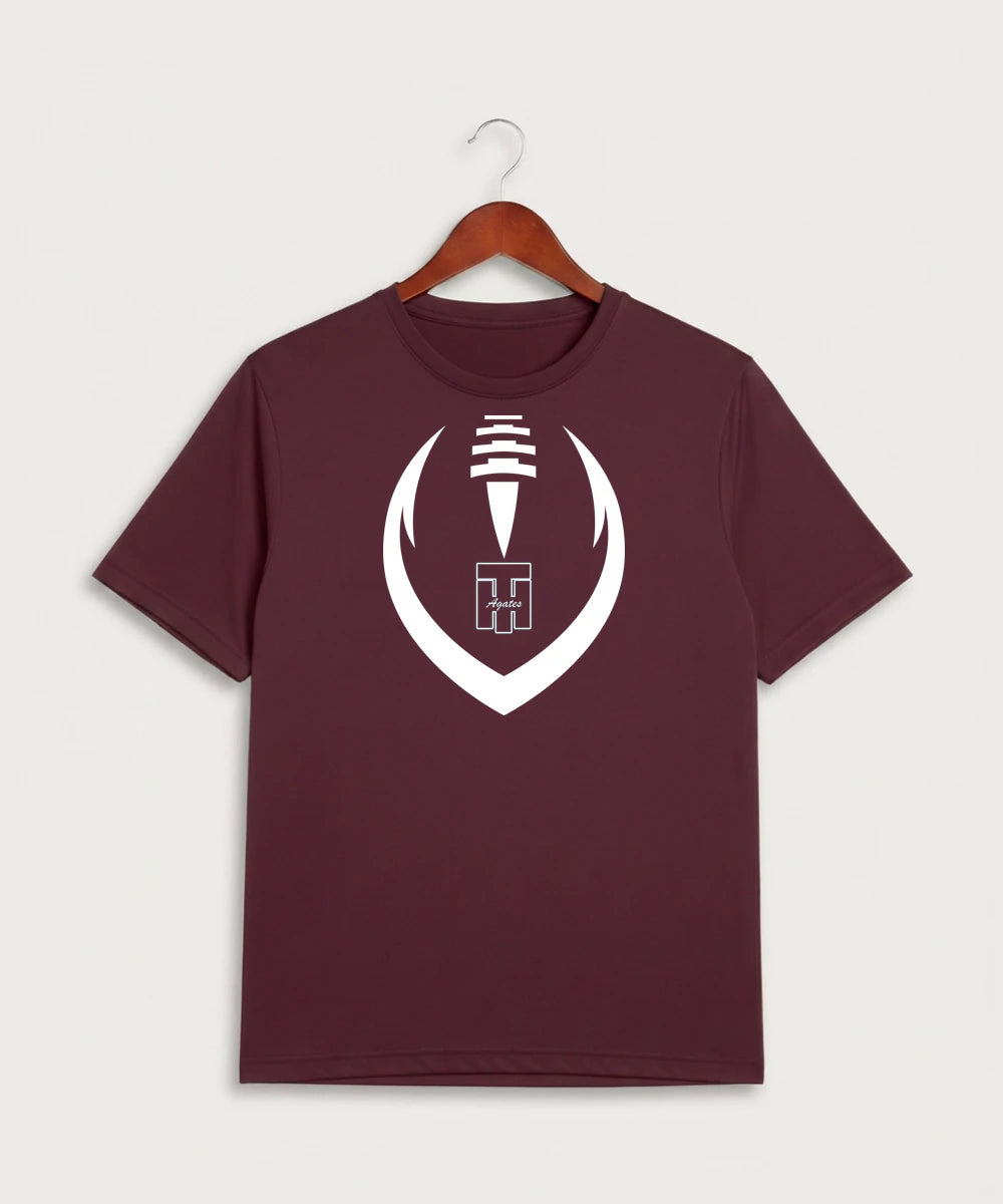 Two Harbors High School Football (Boys) - Maroon Sport-Tek PosiCharge Competitor Tee. ST350
