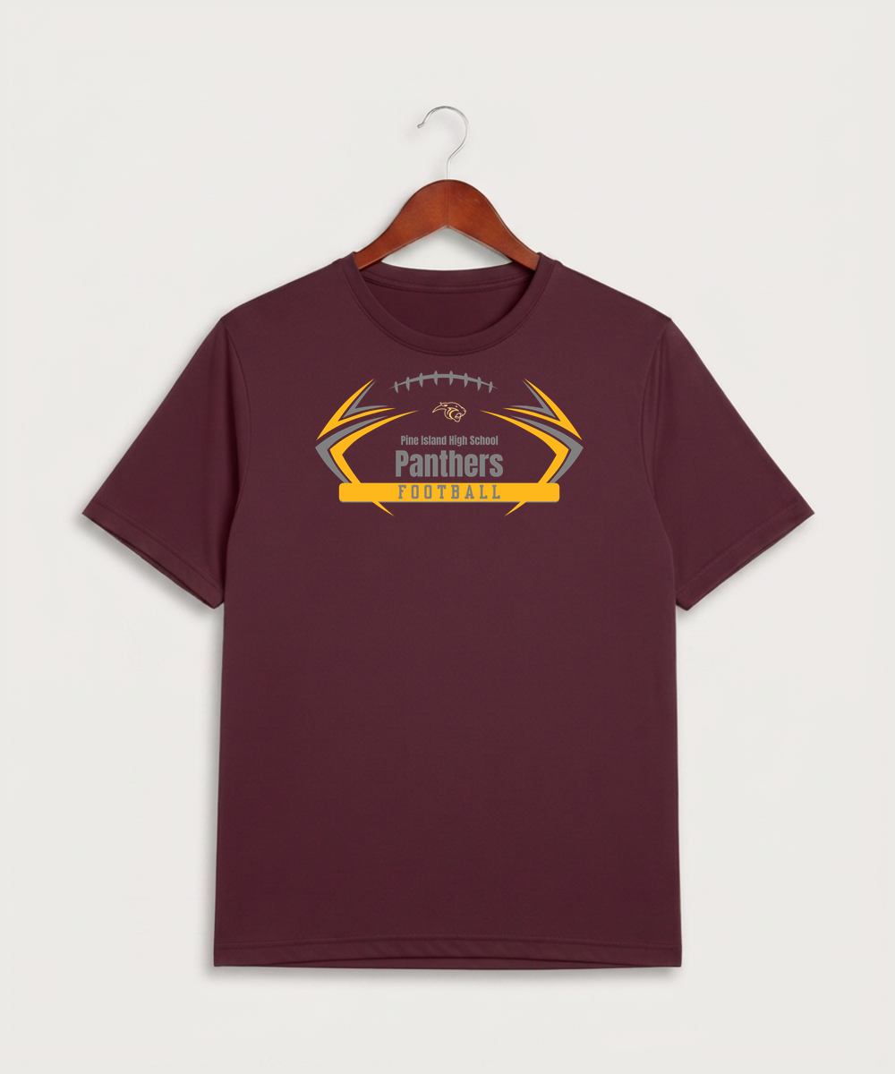 Pine Island High School Football (Boys) - Maroon Sport-Tek PosiCharge Competitor Tee. ST350