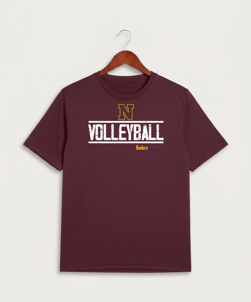 Northfield High School Volleyball (Girls) - Maroon Sport-Tek PosiCharge Competitor Tee. ST350