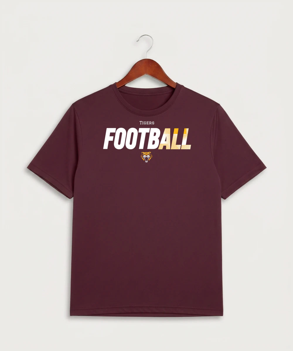 Stewartville High School Football (Boys) - Maroon Sport-Tek PosiCharge Competitor Tee. ST350
