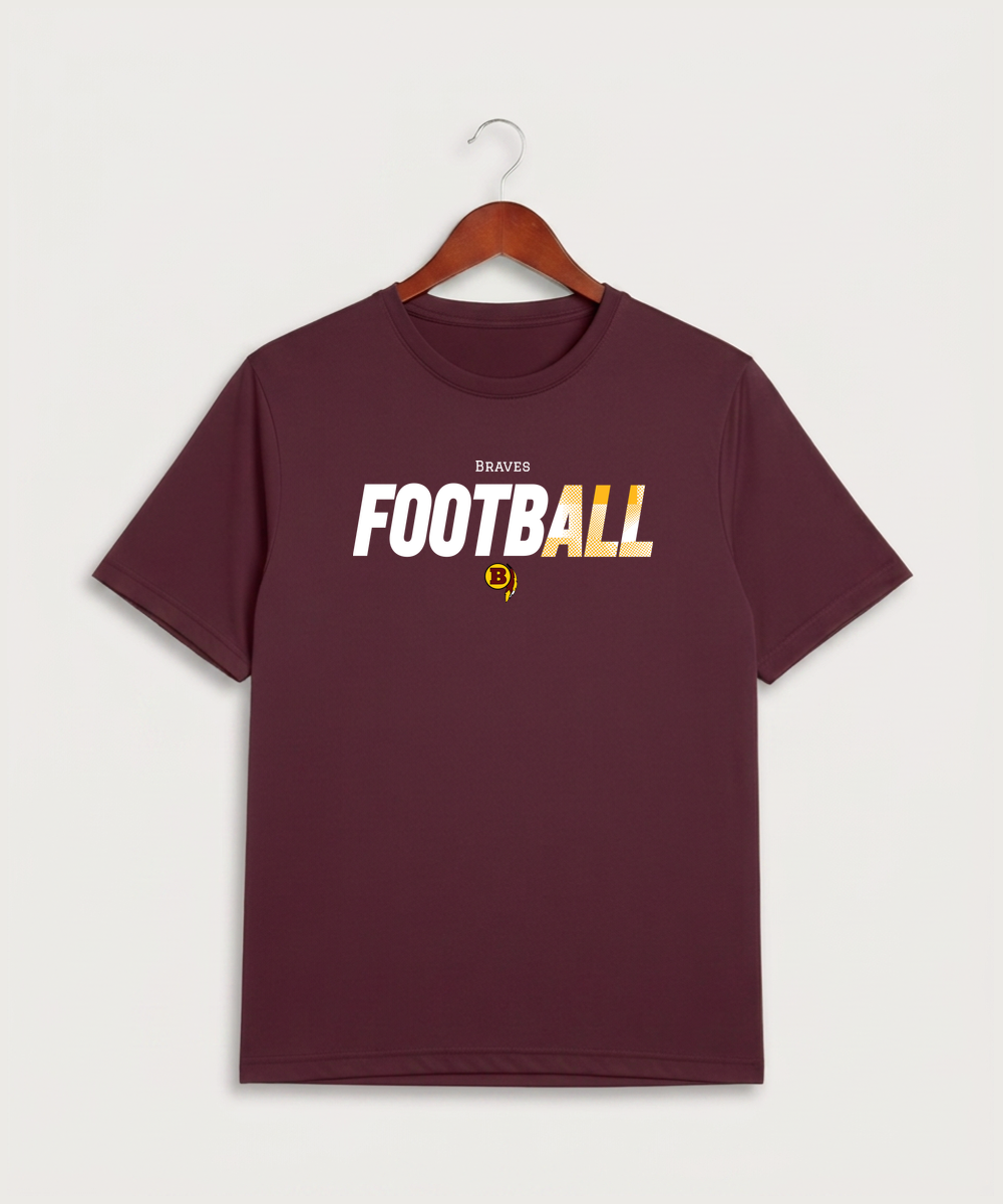 Benson High School Football (Boys) - Maroon Sport-Tek PosiCharge Competitor Tee. ST350