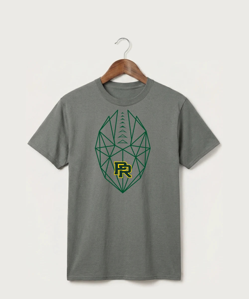 Proctor High School Football (Boys) - Medium Grey Port & Co Core Cotton Tee. PC54