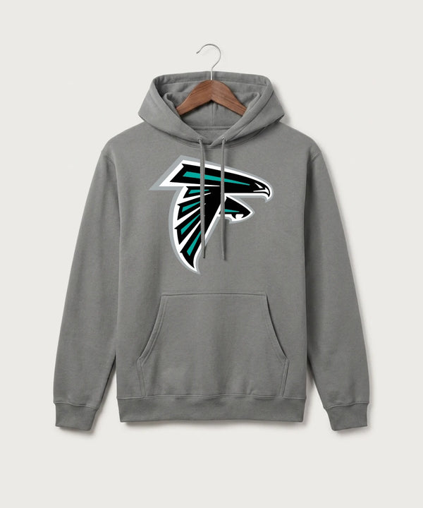 Fillmore Central High School Football (Boys) - Medium Grey Port & Co Core Fleece Pullover Hooded Sweatshirt. PC78H