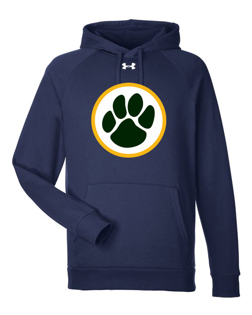 Ashwaubenon High School Football (Boys) - Midnight Navy/ White Men's Rival Fleece Hooded Sweatshirt