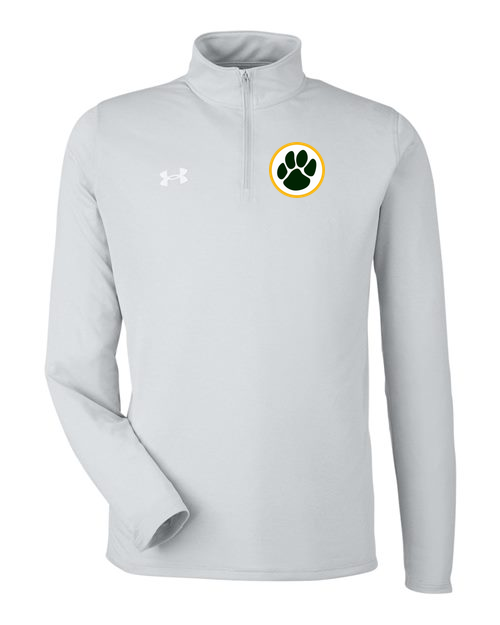 Ashwaubenon High School Football (Boys) - Mod Grey Light Heather/ White Men's Team Tech™ Quarter-Zip Pullover