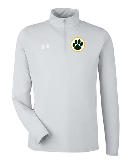 Ashwaubenon High School Football (Boys) - Mod Grey Light Heather/ White Men's Team Tech™ Quarter-Zip Pullover