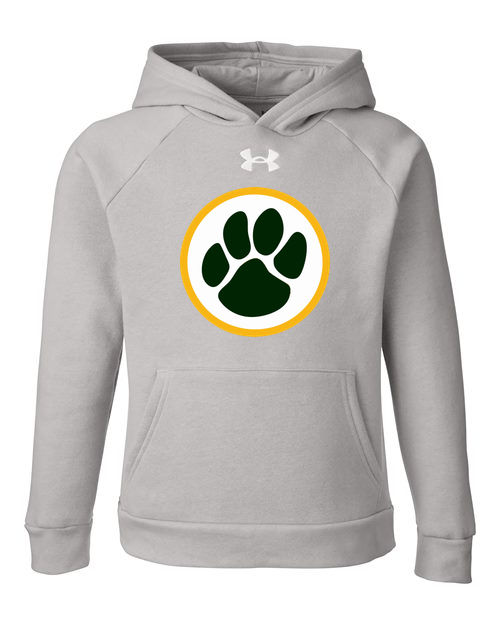 Ashwaubenon High School Football (Boys) - Mod Grey Light Heather/ White Youth Rival Fleece Hooded Sweatshirt