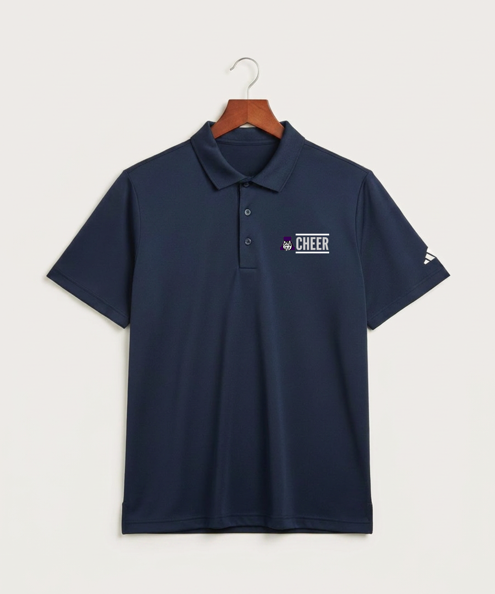 Albany High School Cheerleading - Navy Polo - Left Chest