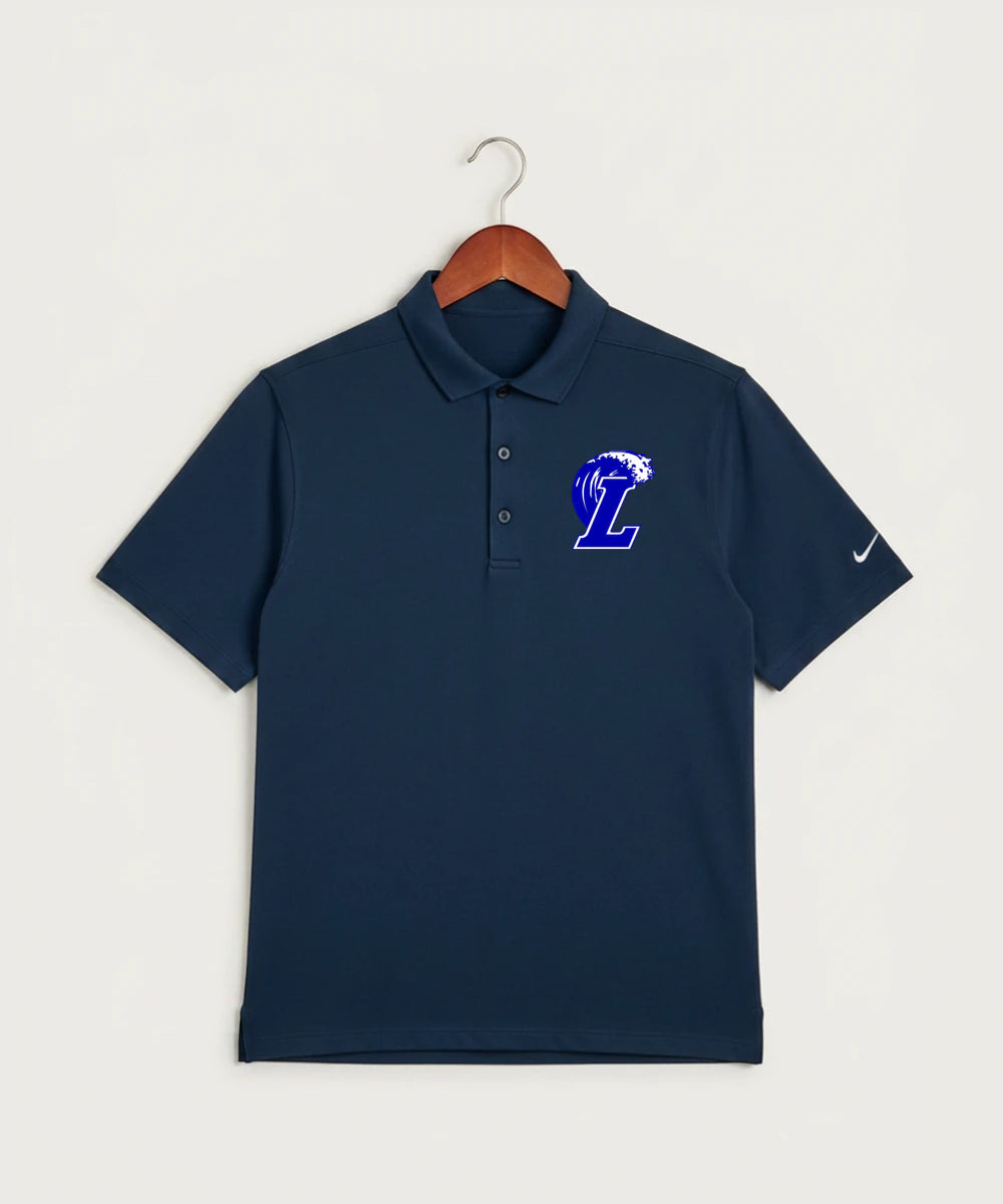 Lakeview High School Football (Boys) - Navy Polo - Left Chest
