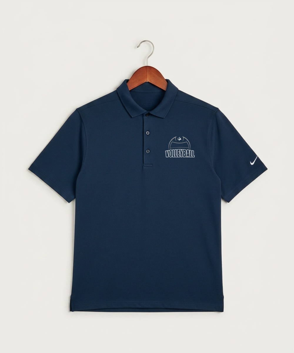 Owatonna High School Volleyball (Girls) - Navy Polo - Left Chest