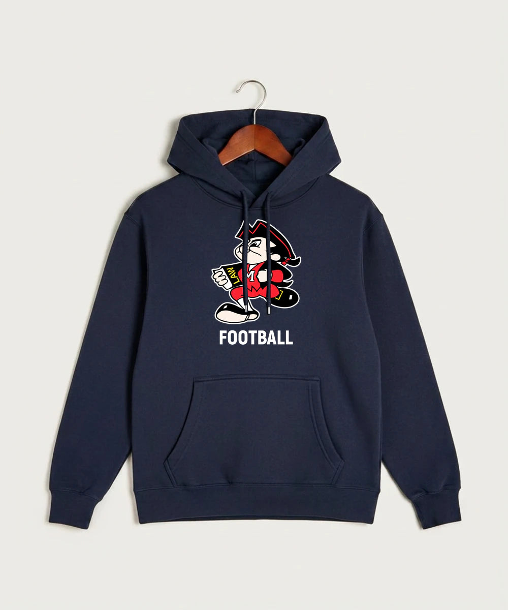 John Marshall High School Basketball (Boys) - Navy Hoodie Value - Full Front