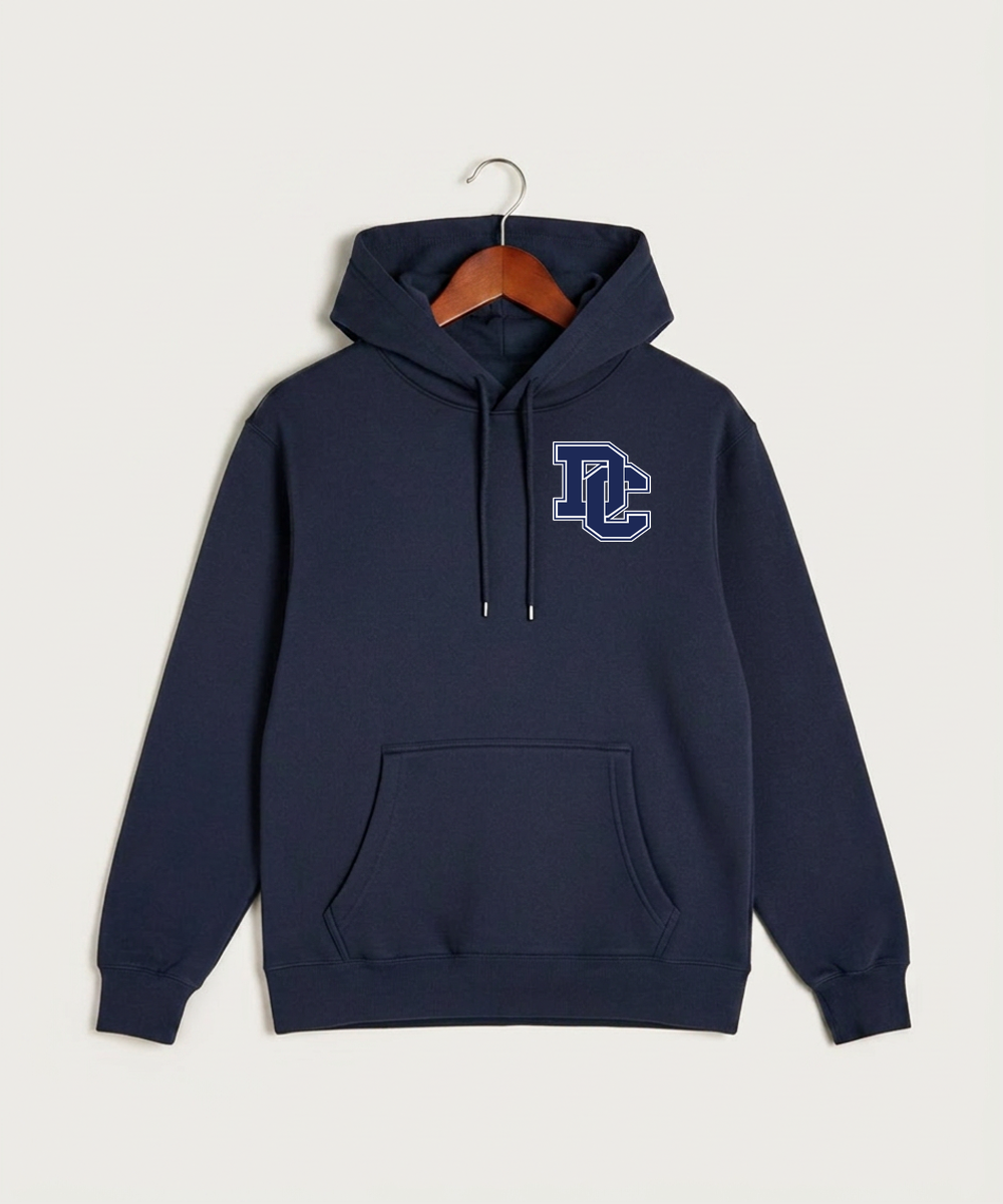 Dassel Cokato High School Football (Boys) - Navy Hoodie Value - Left Chest