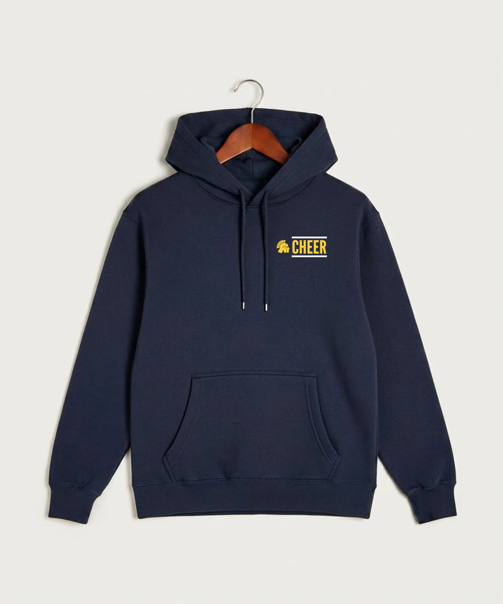 Wausau West High School Cheer - Navy Hoodie Value - Left Chest