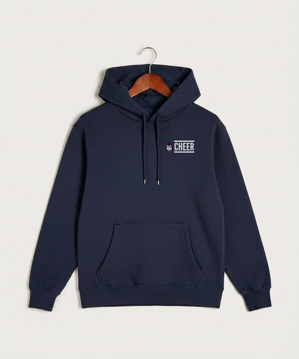 Albany High School Cheerleading - Navy Hoodie Value - Left Chest