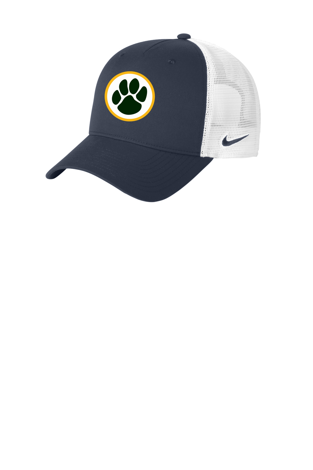 Ashwaubenon High School Football (Boys) - Navy/ White Nike Snapback Mesh Trucker Cap NKFN9893