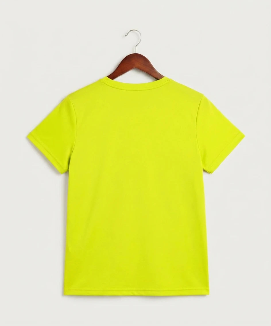 Abingdon High School Football (Boys) - Neon Yellow Sport-Tek PosiCharge Competitor Tee. ST350 — back