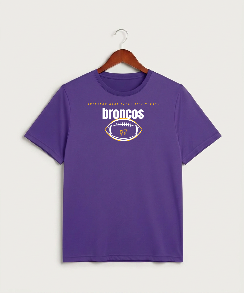 International Falls High School Football (Boys) - Purple Sport-Tek PosiCharge Competitor Tee. ST350