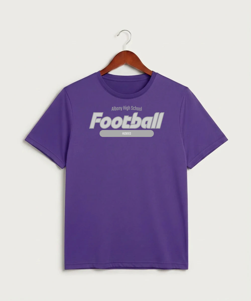 Albany High School Football (Boys) - Purple Sport-Tek PosiCharge Competitor Tee. ST350