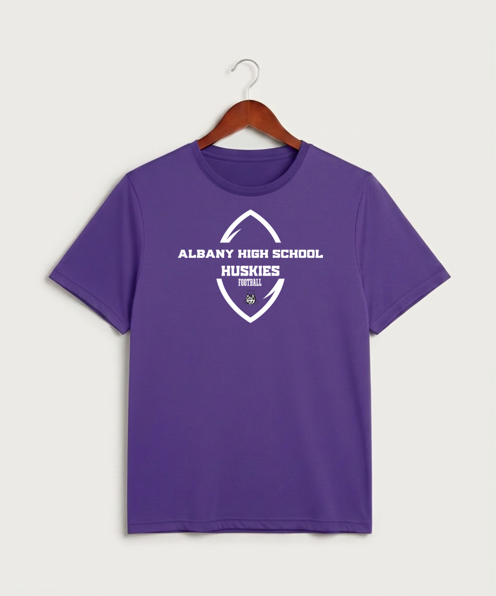Albany High School Football (Boys) - Purple Sport-Tek PosiCharge Competitor Tee. ST350