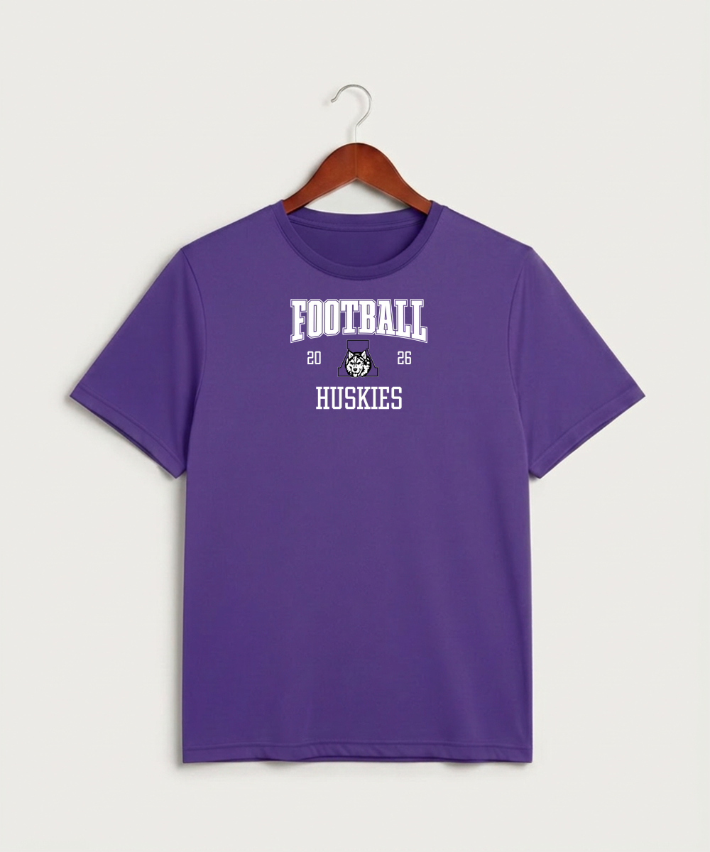 Albany High School Football (Boys) - Purple Sport-Tek PosiCharge Competitor Tee. ST350