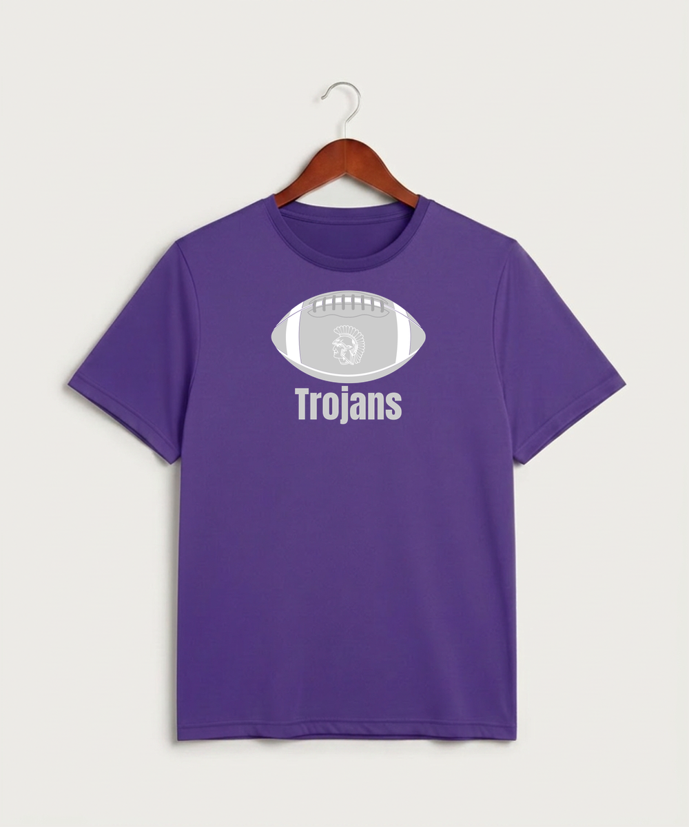 Barnesville High School Football (Boys) - Purple Sport-Tek PosiCharge Competitor Tee. ST350