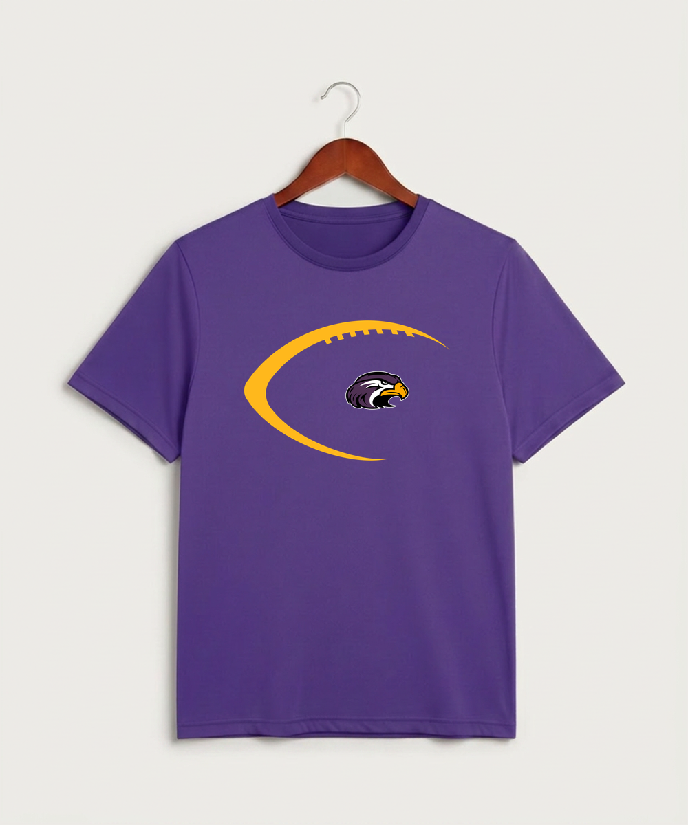 Montevideo High School Football (Boys) - Purple Sport-Tek PosiCharge Competitor Tee. ST350