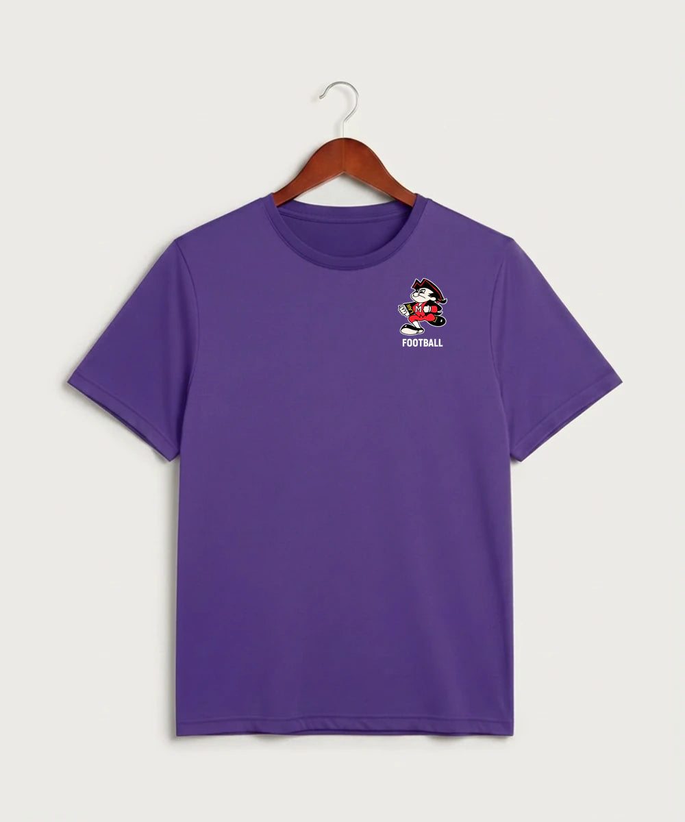 John Marshall High School Basketball (Boys) - Purple Sport-Tek PosiCharge Competitor Tee. ST350