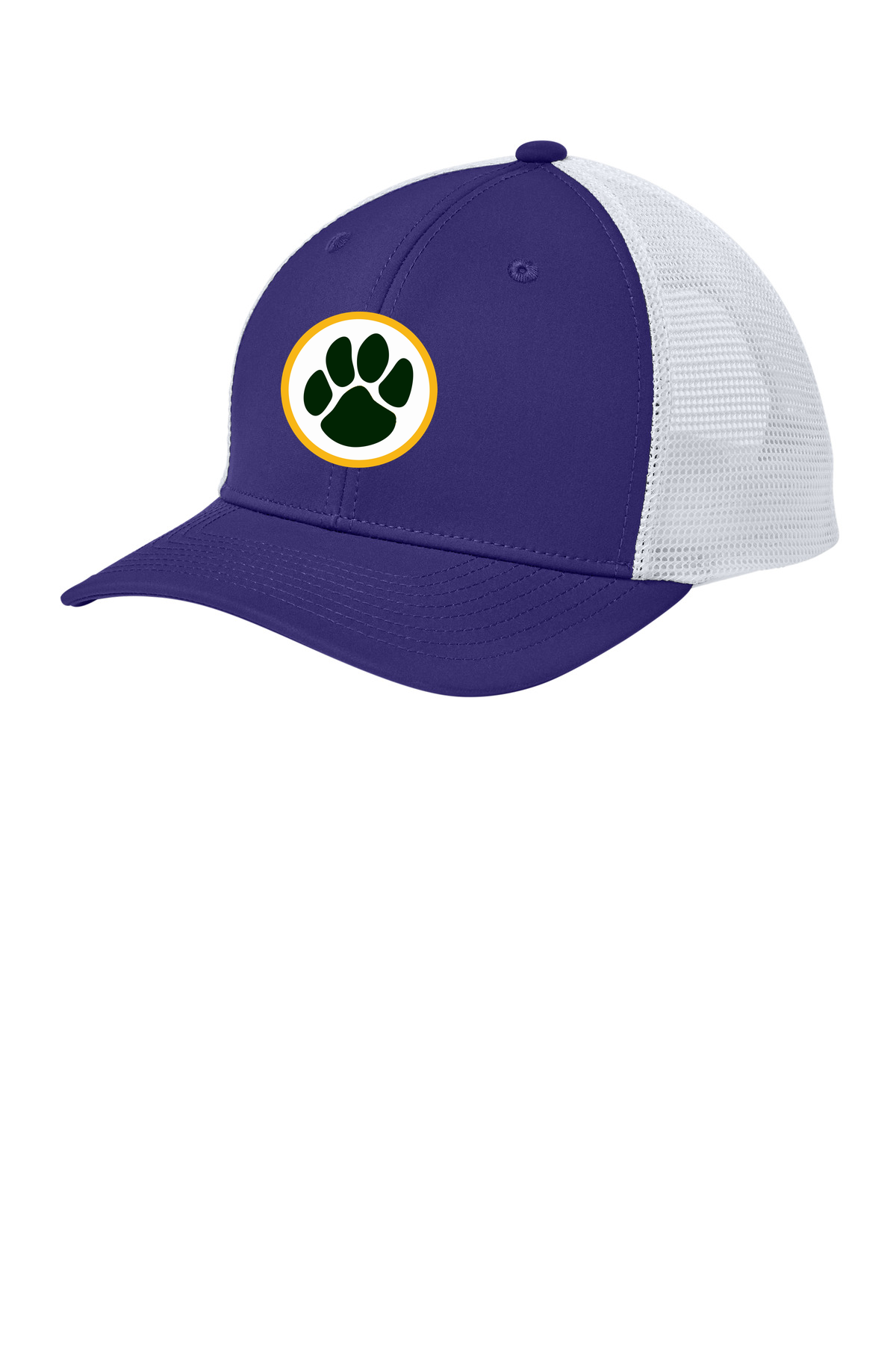 Ashwaubenon High School Football (Boys) - Purple/ White Sport-Tek Club Trucker Cap STC46