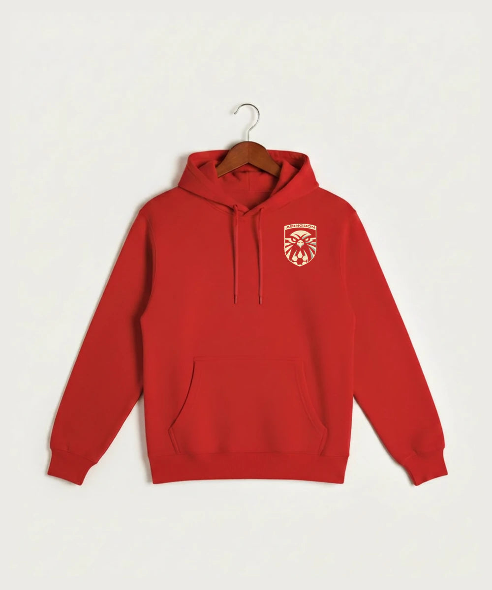 Abingdon High School Football (Boys) - Red Hoodie Value - Left Chest