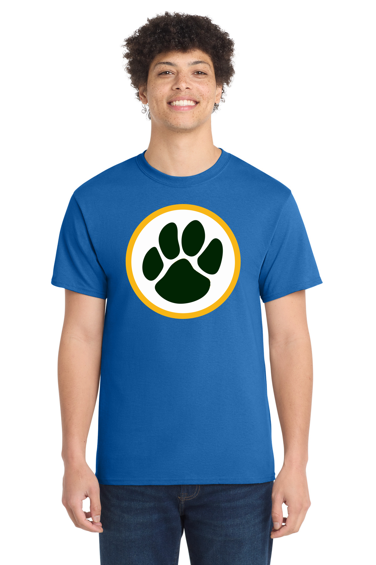 Ashwaubenon High School Football (Boys) - Royal Port & Co Core Cotton Tee. PC54