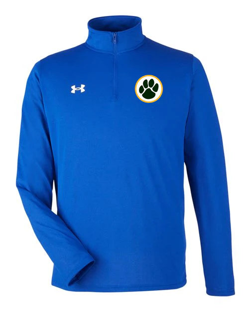 Ashwaubenon High School Football (Boys) - Royal/ White Men's Team Tech™ Quarter-Zip Pullover