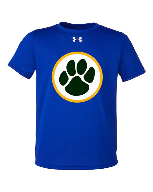 Ashwaubenon High School Football (Boys) - Royal/ White Youth Tech™ Team T-Shirt