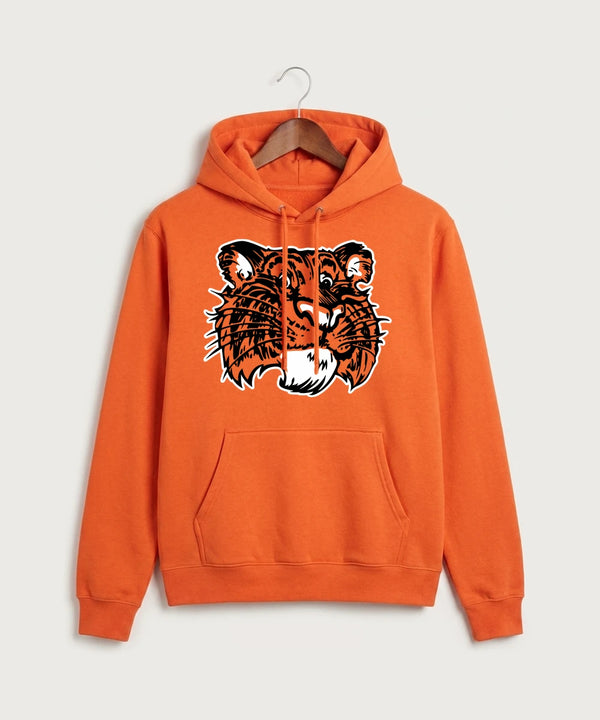 Browerville Public High School Athletics Coed - S. Orange Port & Co Core Fleece Pullover Hooded Sweatshirt. PC78H