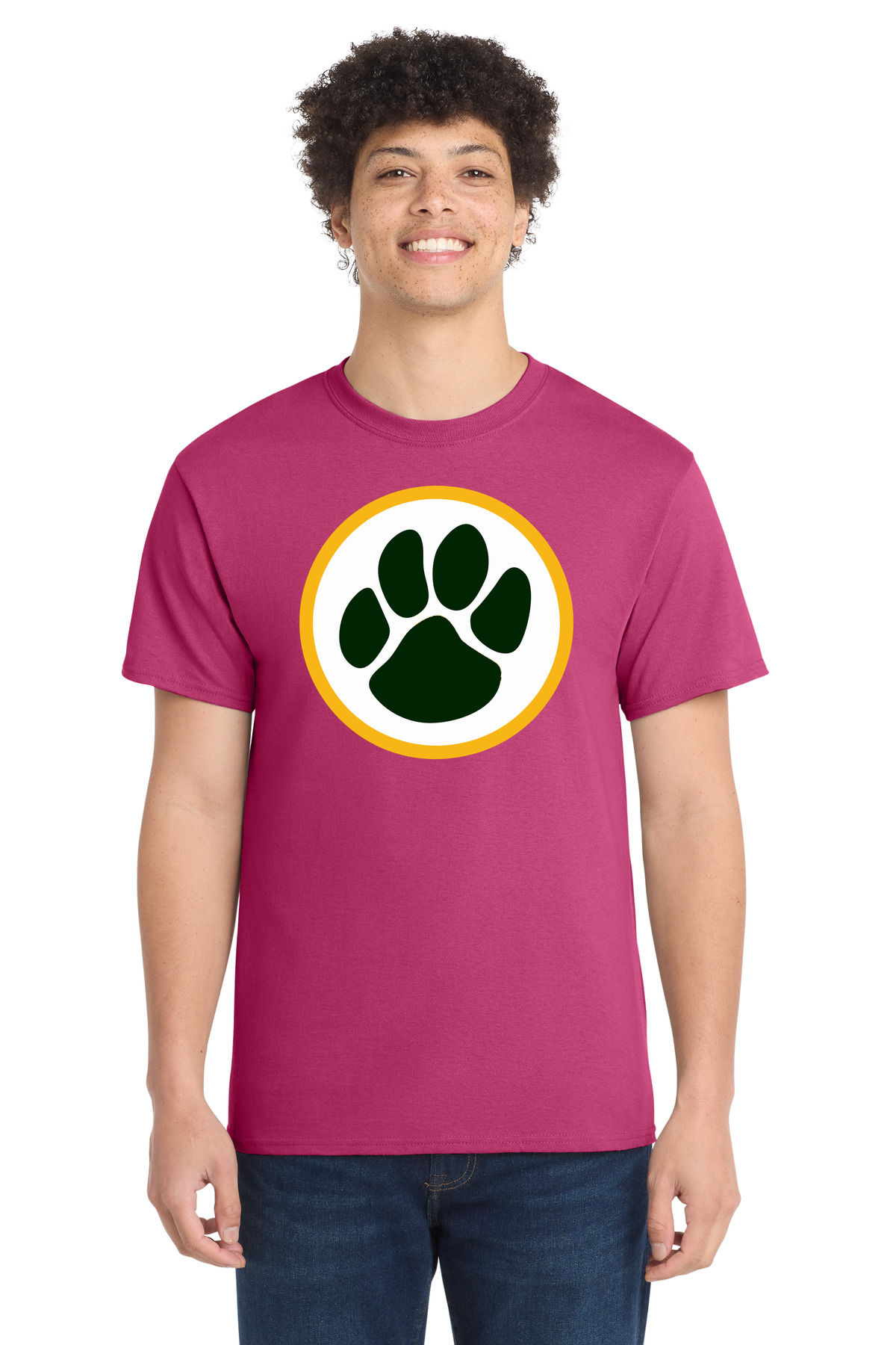 Ashwaubenon High School Football (Boys) - Sangria Port & Co Core Cotton Tee. PC54