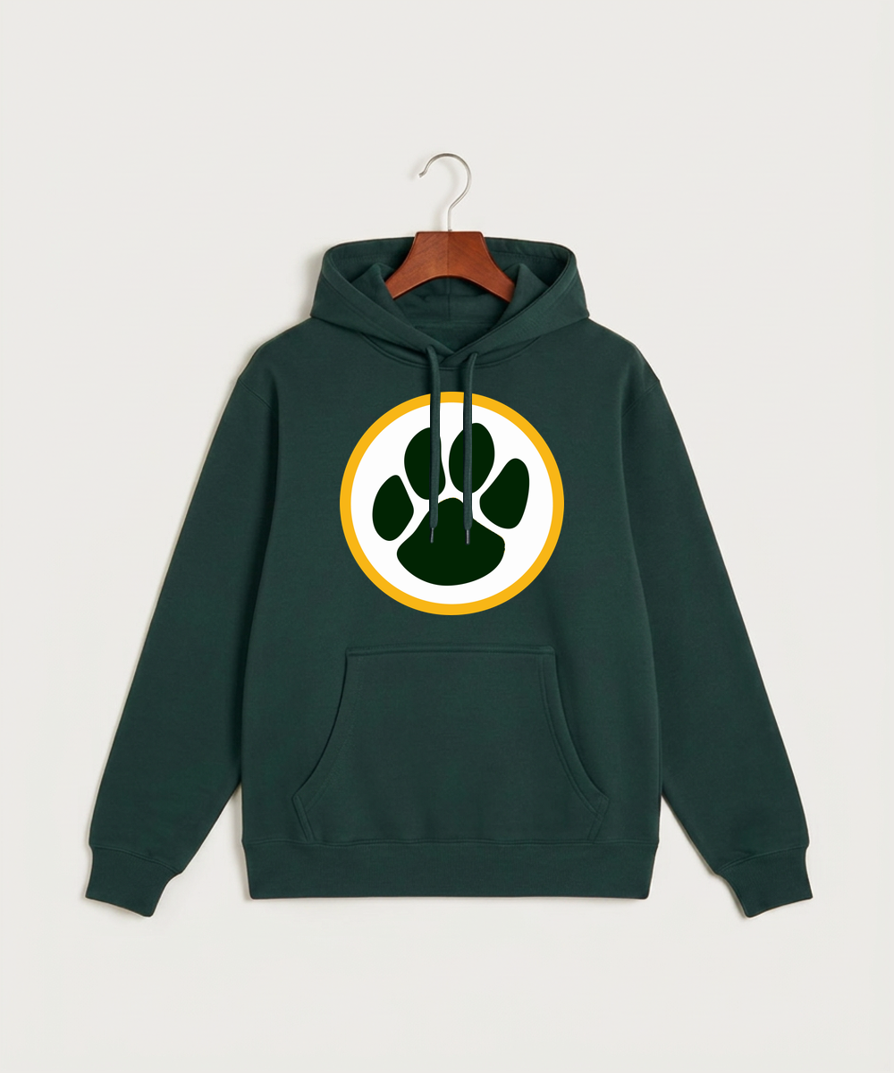 Ashwaubenon High School Football (Boys) - Sport Green Hoodie Value - Full Front