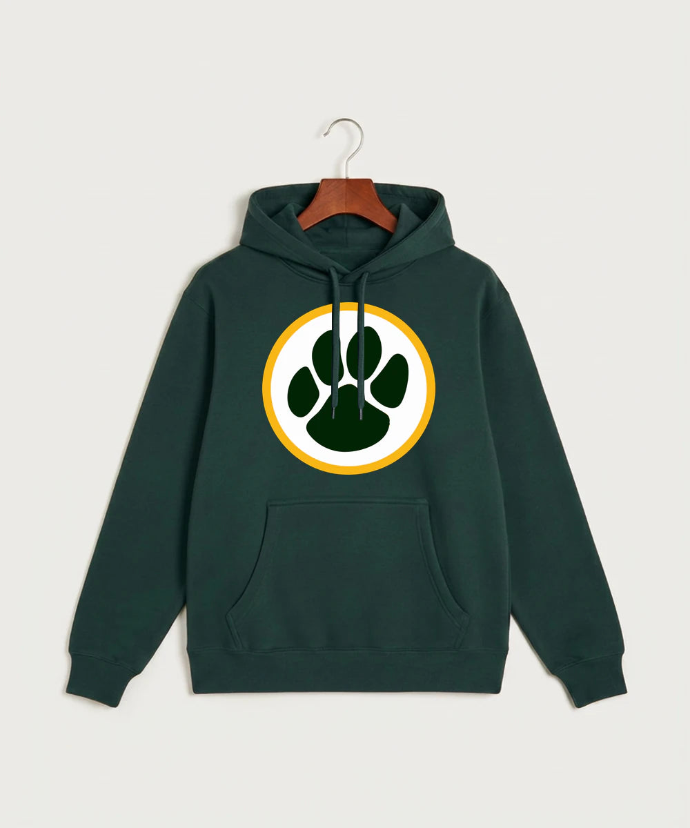 Ashwaubenon High School Football (Boys) - Sport Green Hoodie Value - Full Front