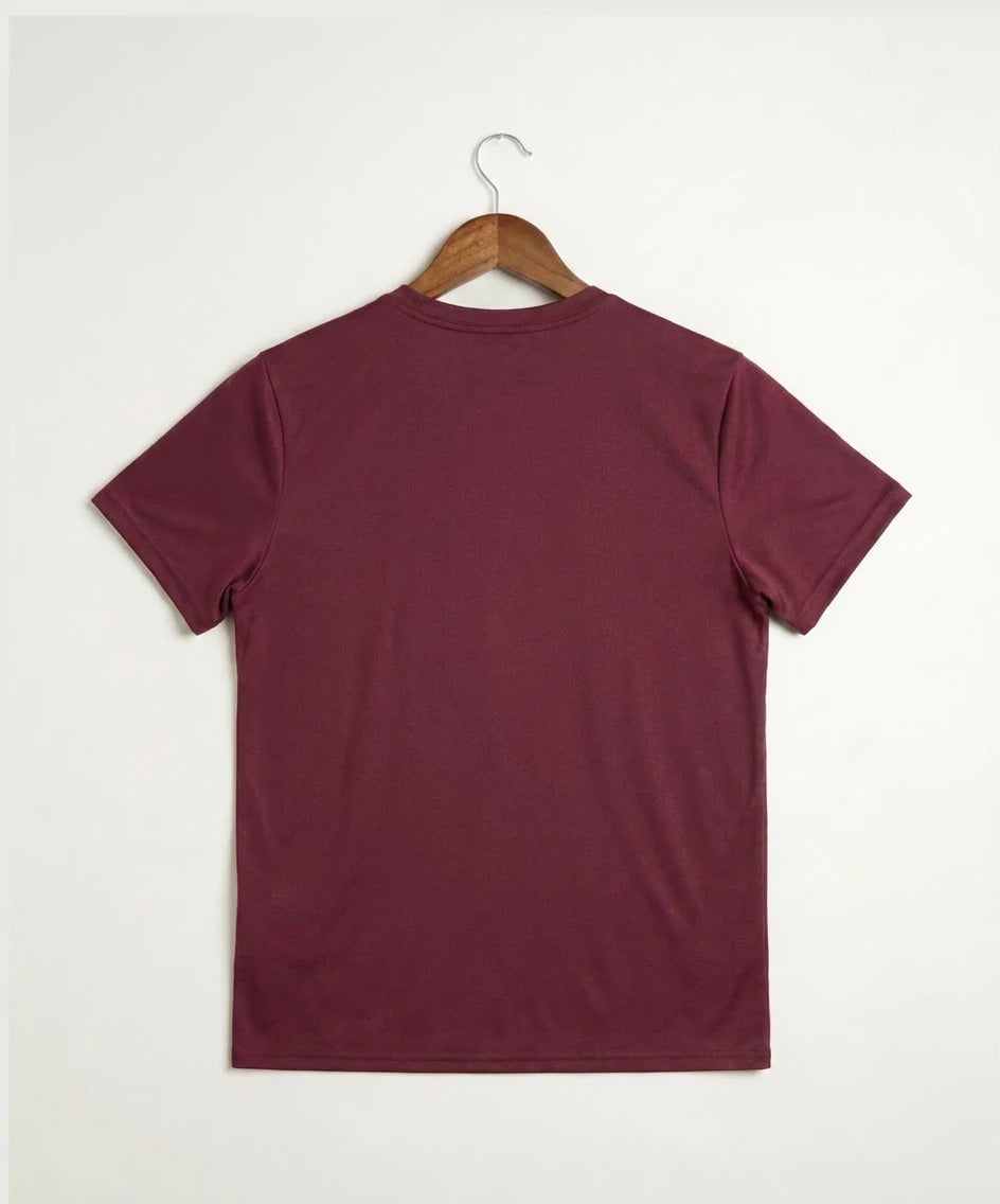 Abingdon High School Football (Boys) - Team Maroon Nike Swoosh Sleeve rLegend Tee NKDX8730 — back