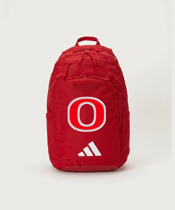 Osakis High School Athletics Coed - Team Power Red/ White Defender 5 Backpack