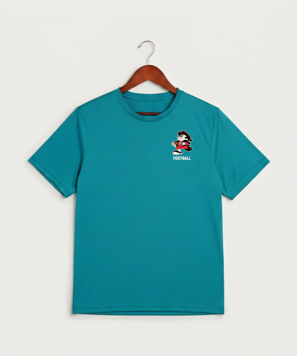 John Marshall High School Basketball (Boys) - Tropic Blue Sport-Tek PosiCharge Competitor Tee. ST350
