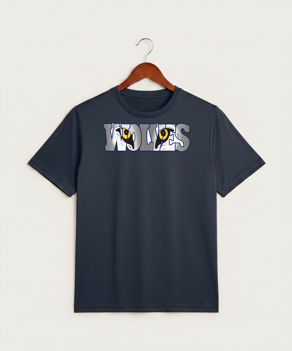 Walker Hackensack Akeley Volleyball (Girls) - True Navy Heather Sport-Tek PosiCharge Competitor Tee. ST350