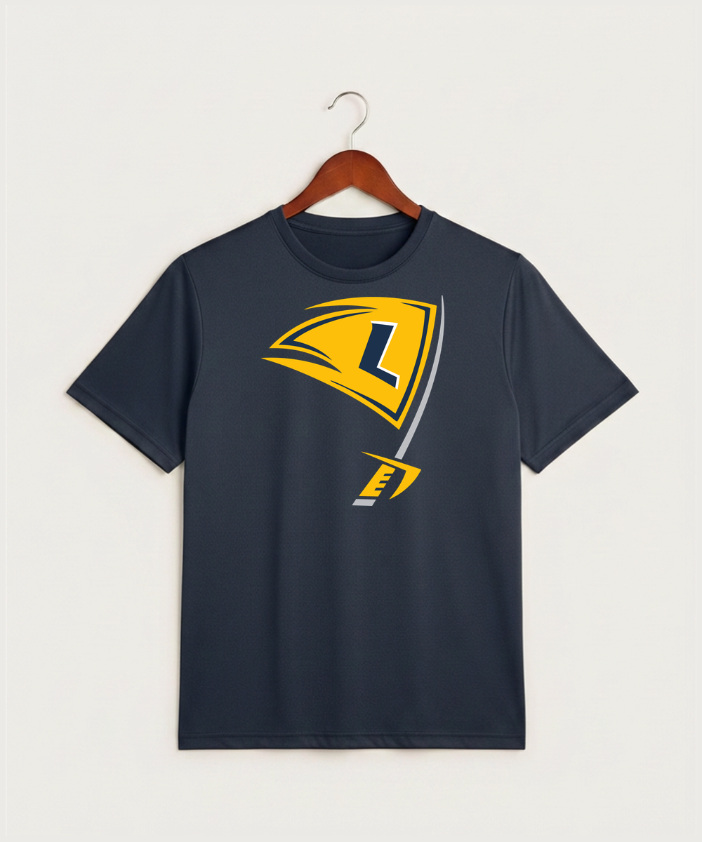 Howard Lake Waverly Winsted High School Football (Boys) - True Navy Heather Sport-Tek PosiCharge Competitor Tee. ST350